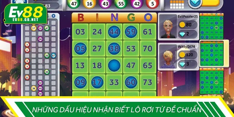 Những dấu hiệu nhận biết lô rơi từ đề chuẩn 