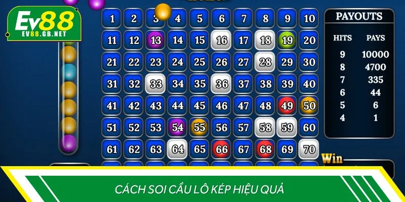 Cách soi cầu lô kép hiệu quả